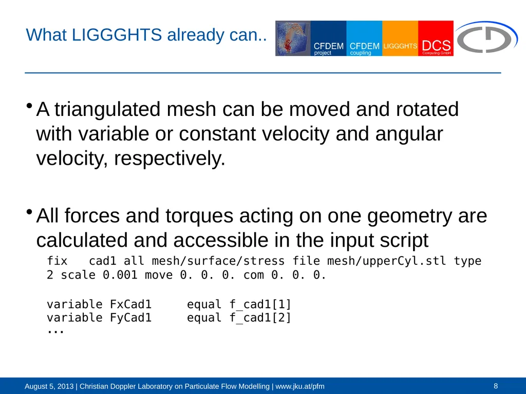 Force-controlled walls and their application for - slide 8 of 14