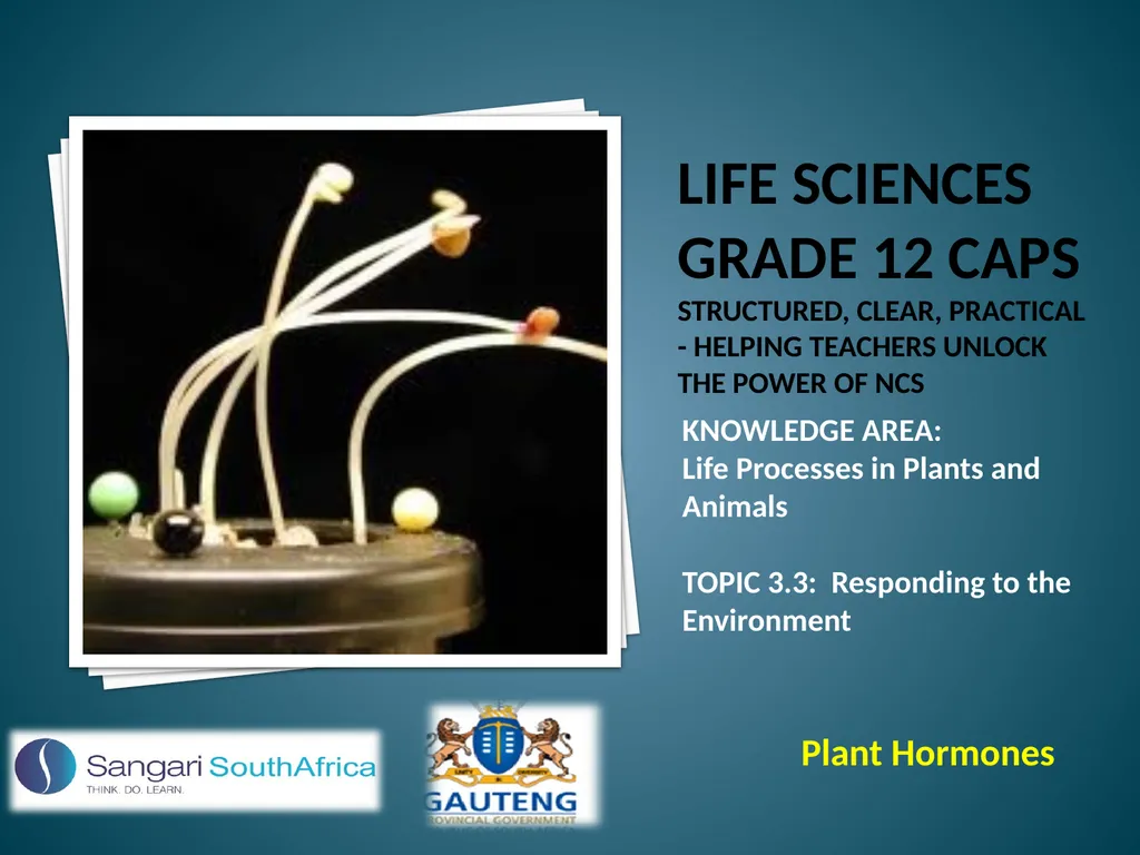 Life sciences Grade 12 CAPS structured, clear, - slide 1 of 50