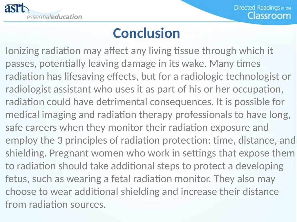 Occupational Radiation Safety Directed Readings In - slide 52 of 54