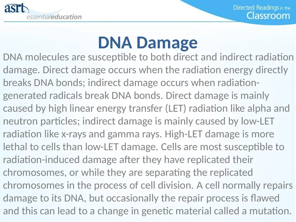 Occupational Radiation Safety Directed Readings In - slide 12 of 54