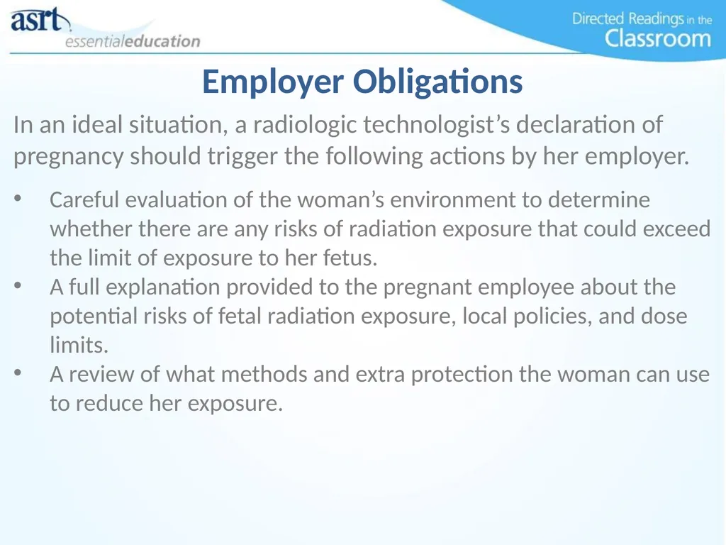 Occupational Radiation Safety Directed Readings In - slide 46 of 54