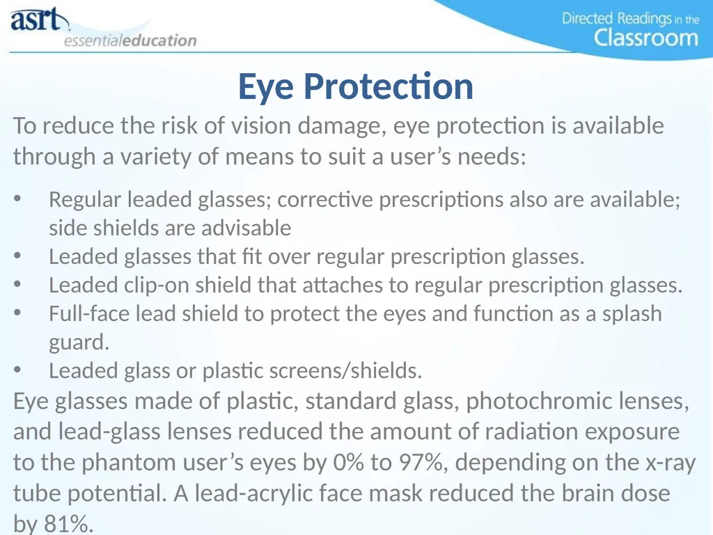 Occupational Radiation Safety Directed Readings In - slide 24 of 54