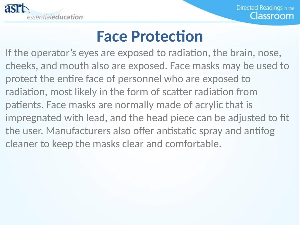 Occupational Radiation Safety Directed Readings In - slide 25 of 54