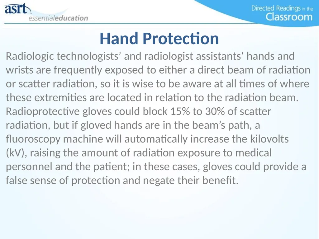 Occupational Radiation Safety Directed Readings In - slide 27 of 54
