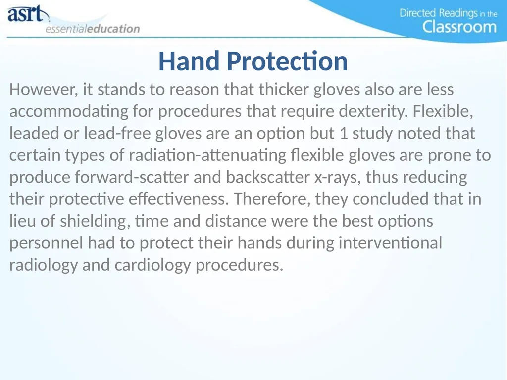 Occupational Radiation Safety Directed Readings In - slide 28 of 54