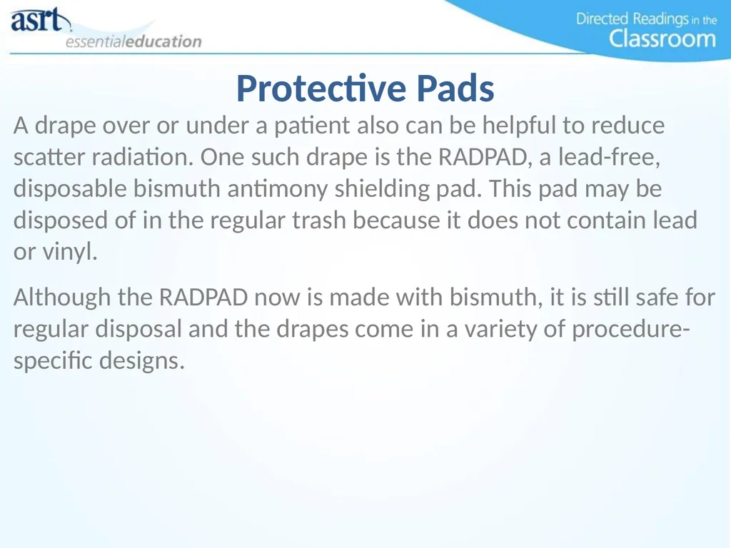 Occupational Radiation Safety Directed Readings In - slide 31 of 54
