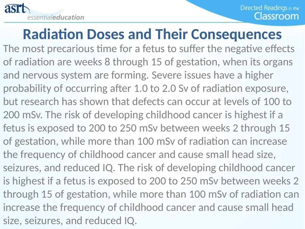Occupational Radiation Safety Directed Readings In - slide 47 of 54