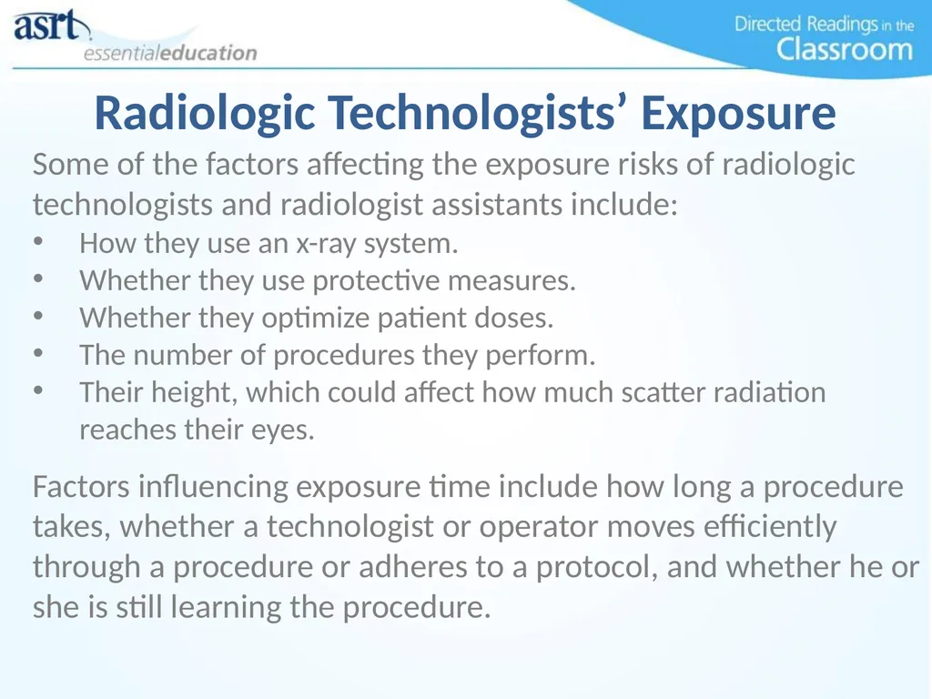 Occupational Radiation Safety Directed Readings In - slide 16 of 54