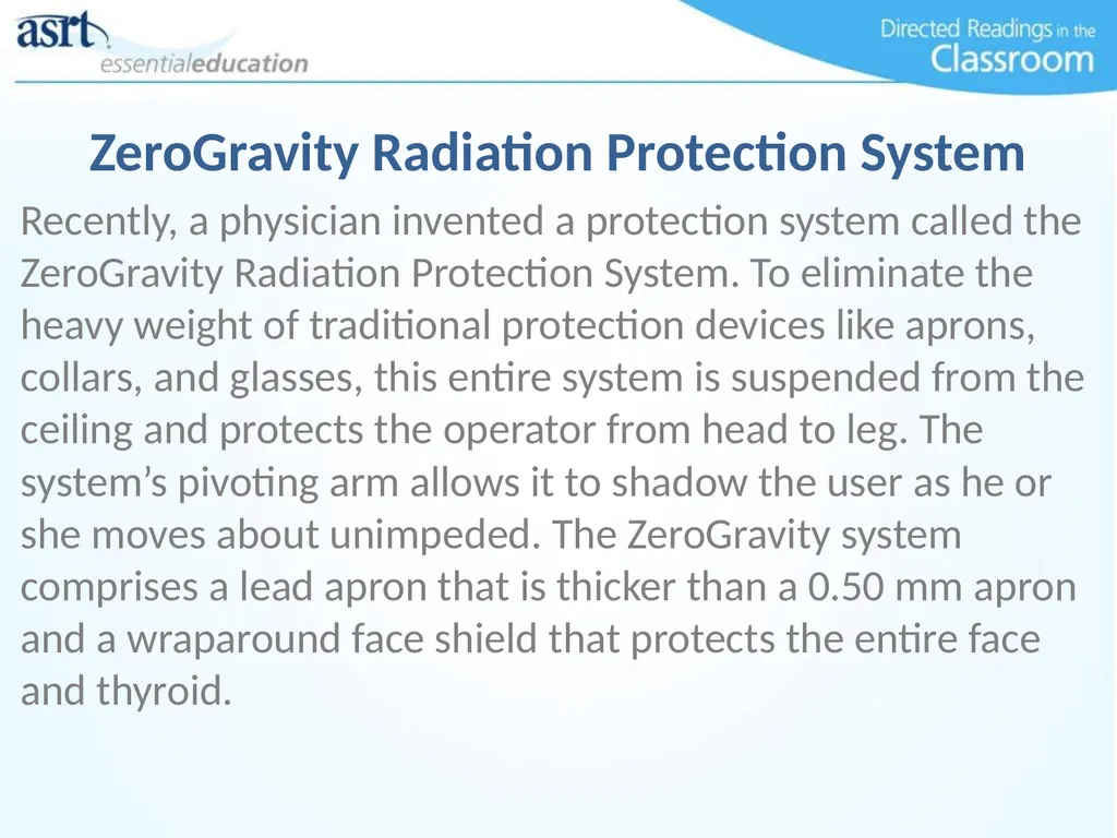 Occupational Radiation Safety Directed Readings In - slide 33 of 54