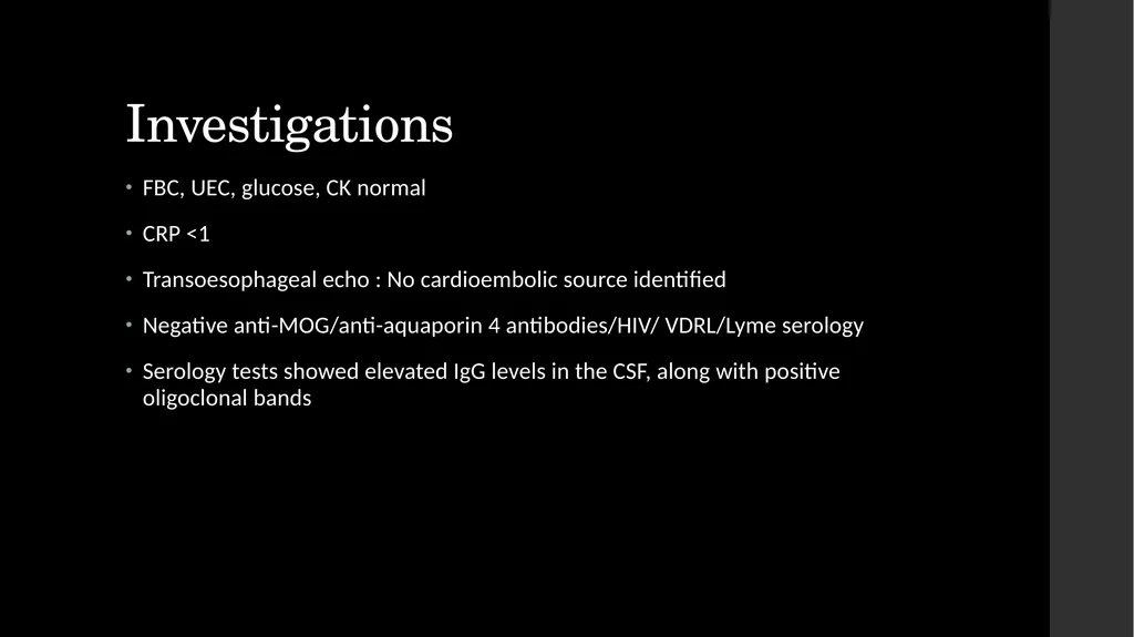 Simultaneous Stroke and first presentation of - slide 4 of 10