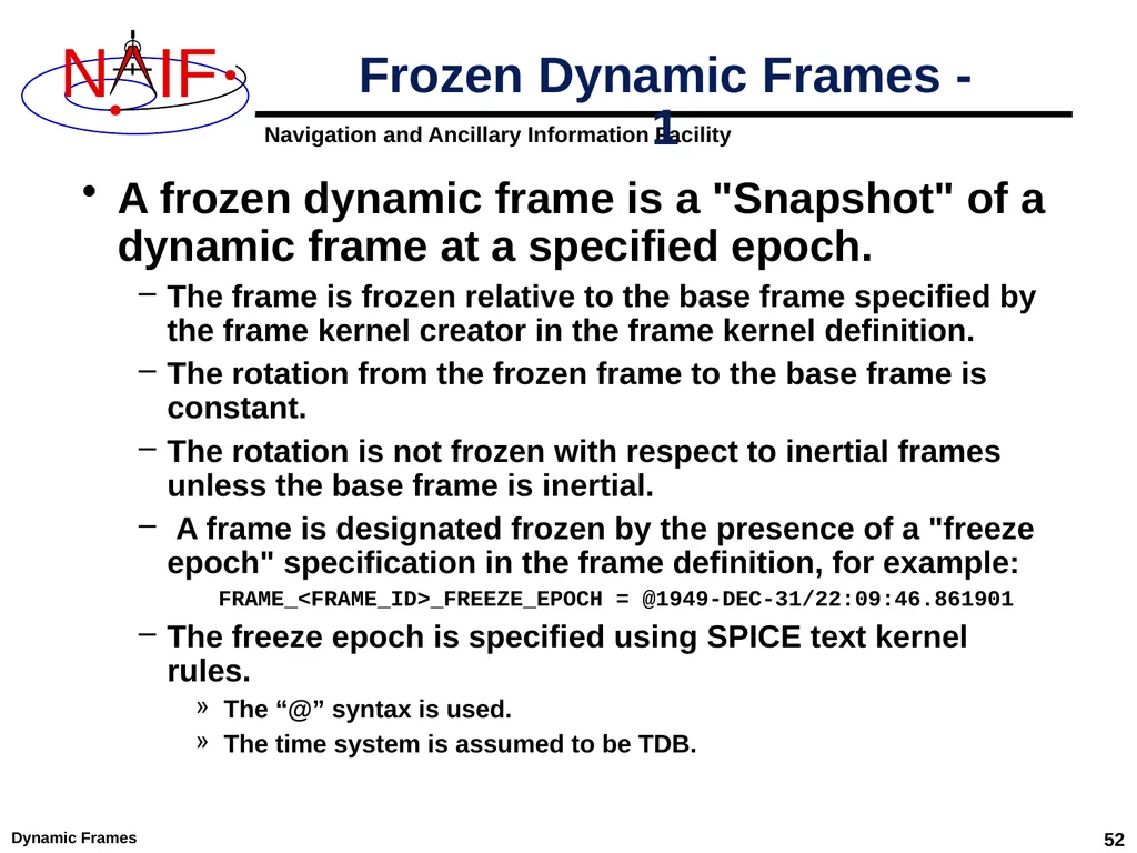 Dynamic Reference Frames April 2023 Dynamic Frames - slide 52 of 61