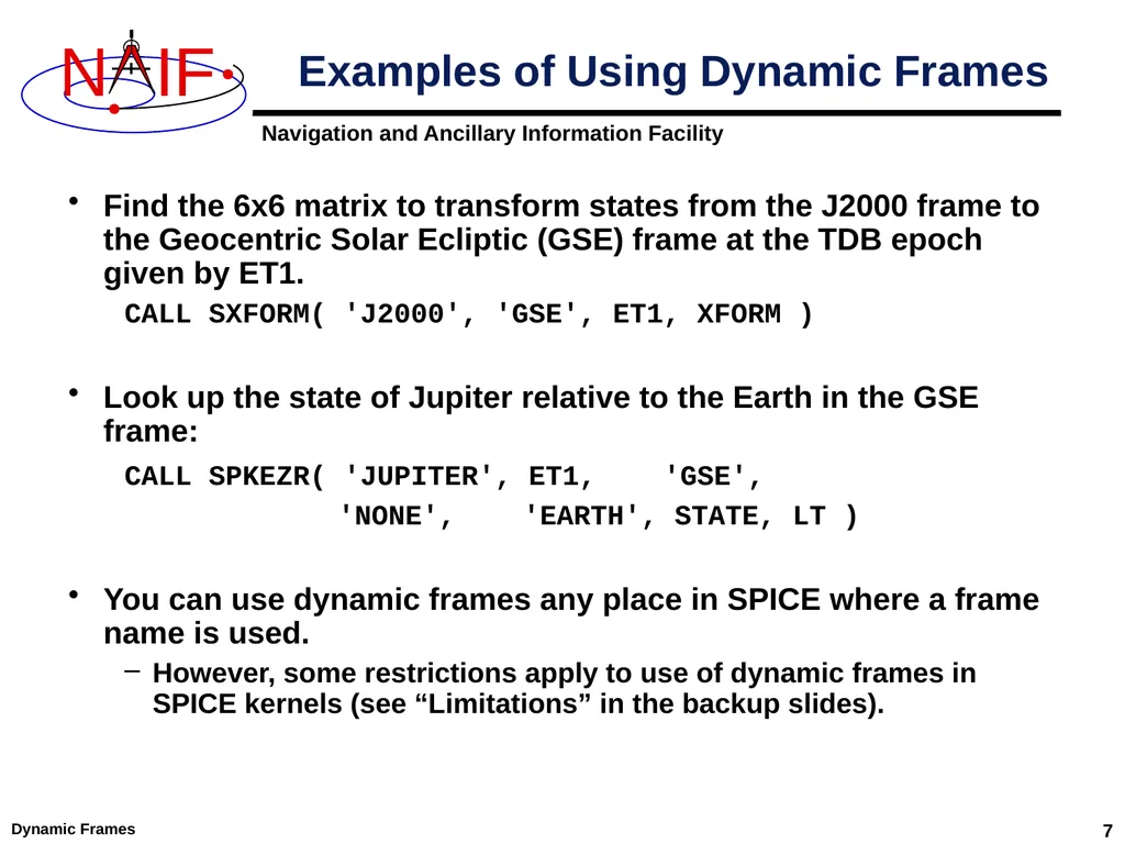 Dynamic Reference Frames April 2023 Dynamic Frames - slide 7 of 61