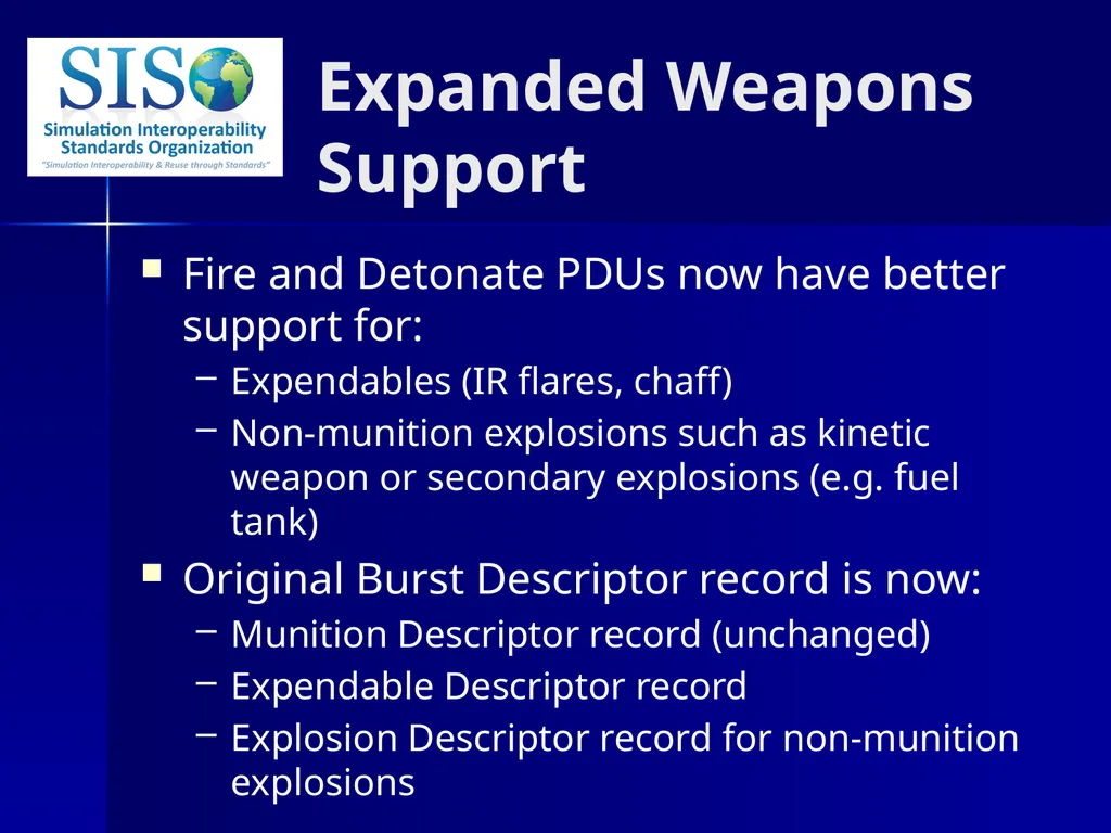 Distributed Interactive Simulation (DIS) 101 Mark - slide 45 of 57