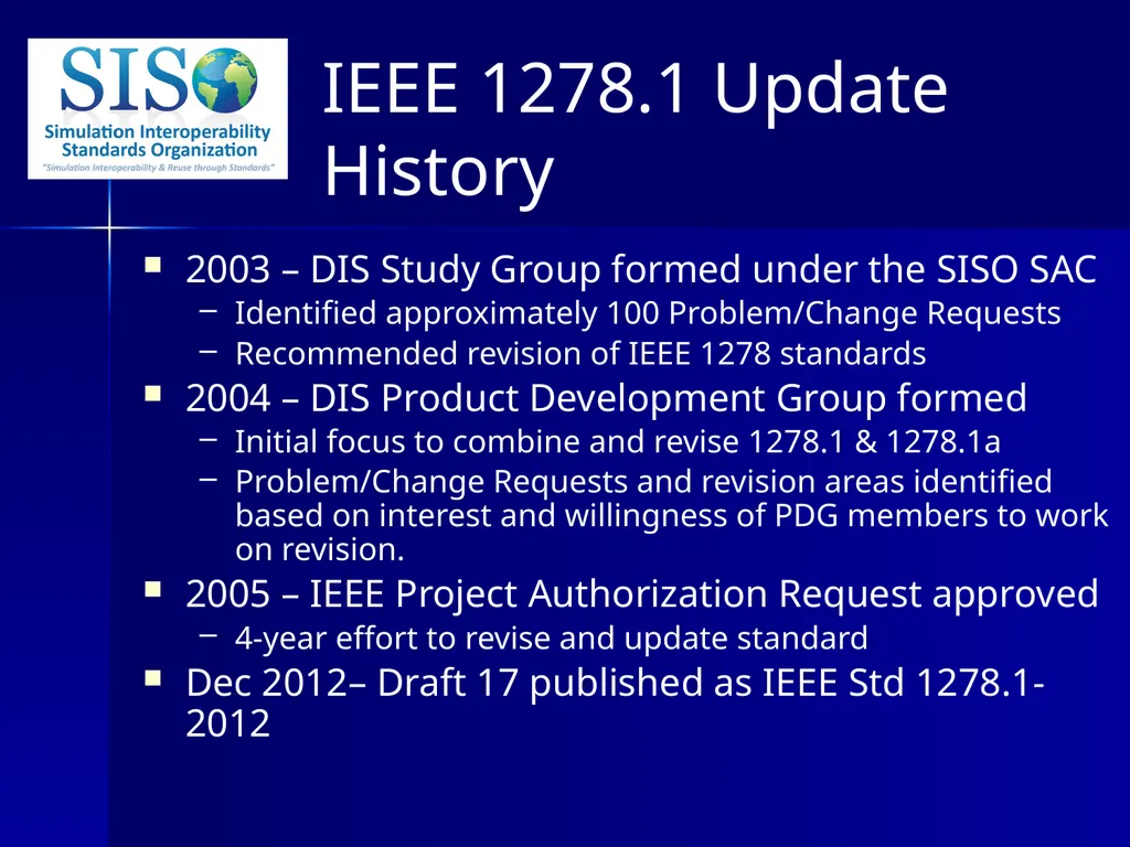 Distributed Interactive Simulation (DIS) 101 Mark - slide 26 of 57
