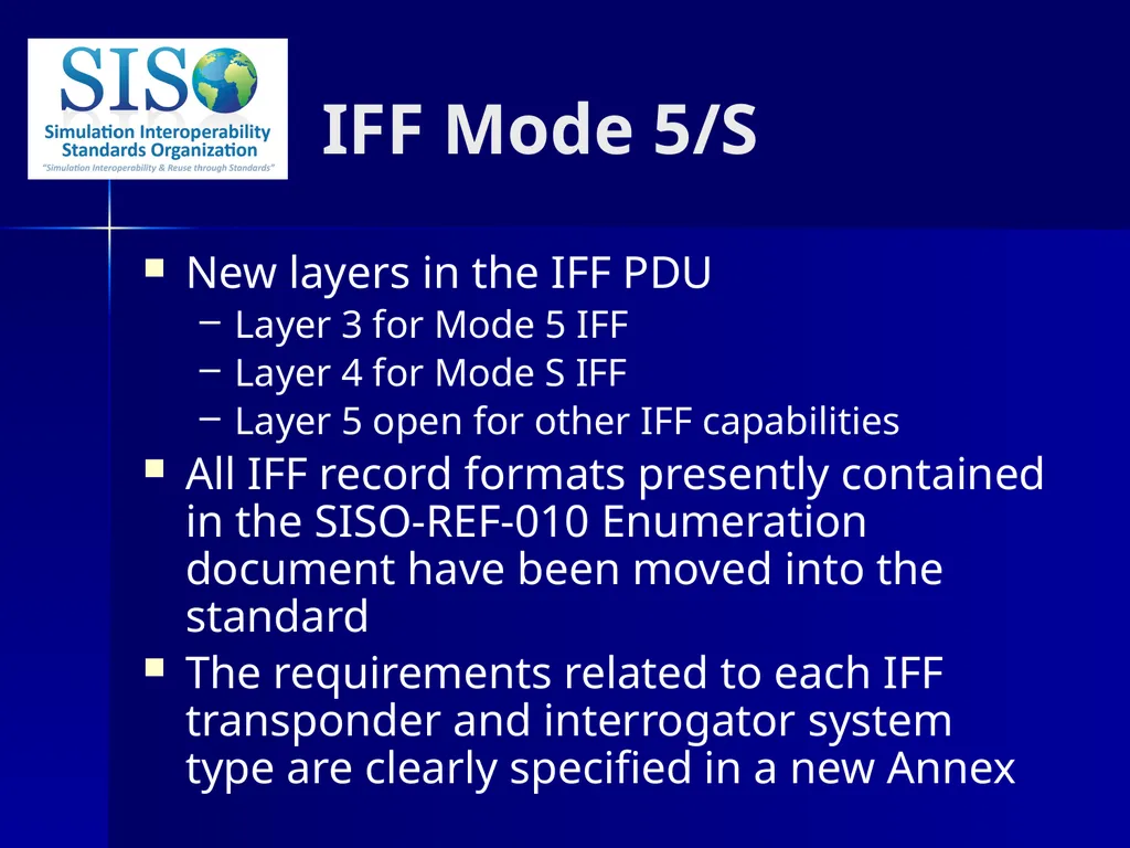 Distributed Interactive Simulation (DIS) 101 Mark - slide 49 of 57