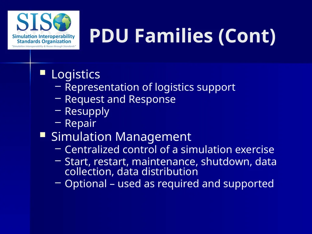 Distributed Interactive Simulation (DIS) 101 Mark - slide 15 of 57