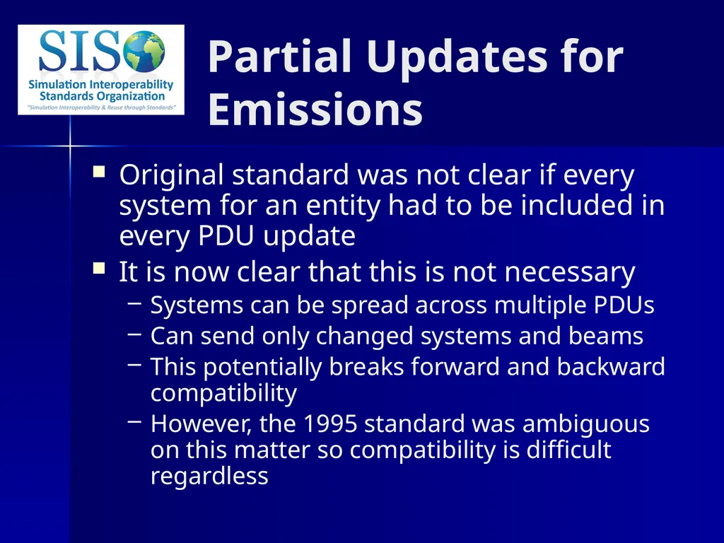 Distributed Interactive Simulation (DIS) 101 Mark - slide 48 of 57