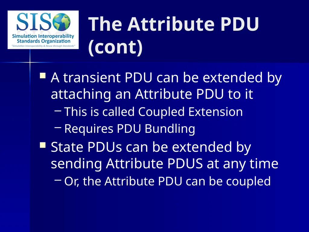 Distributed Interactive Simulation (DIS) 101 Mark - slide 42 of 57