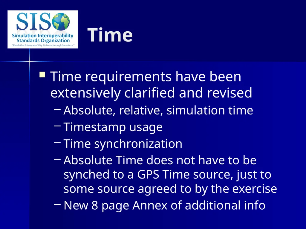 Distributed Interactive Simulation (DIS) 101 Mark - slide 35 of 57
