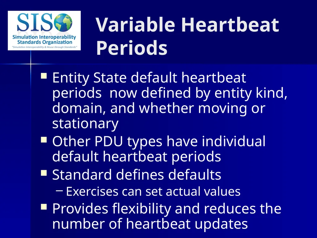 Distributed Interactive Simulation (DIS) 101 Mark - slide 32 of 57