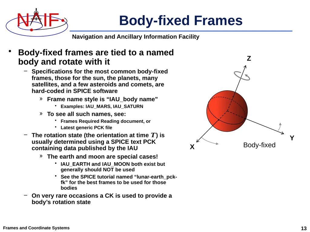 An Overview of Reference Frames and Coordinate - slide 13 of 29