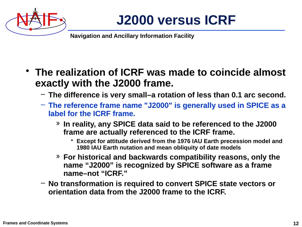 An Overview of Reference Frames and Coordinate - slide 12 of 29