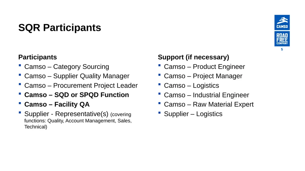 Supplier Quality Review Training Material Nordin - slide 5 of 11