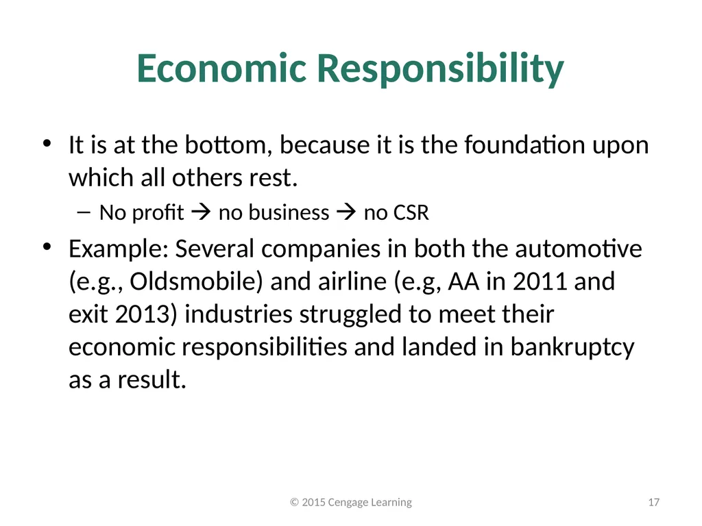Key Topics Ch: 1 - 4 © 2015 Cengage Learning - slide 17 of 49