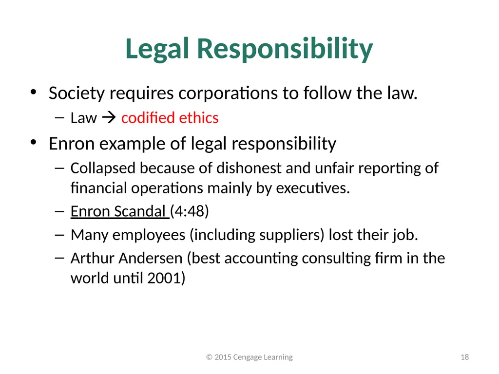 Key Topics Ch: 1 - 4 © 2015 Cengage Learning - slide 18 of 49