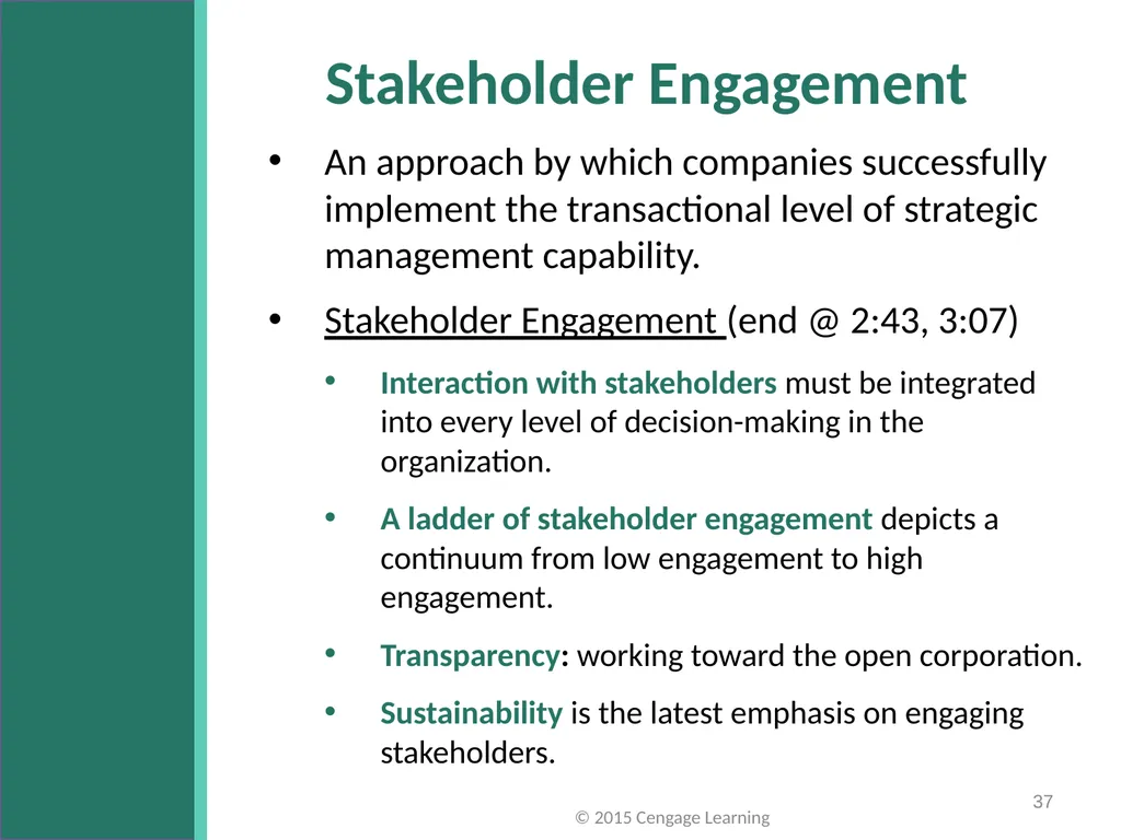 Key Topics Ch: 1 - 4 © 2015 Cengage Learning - slide 37 of 49