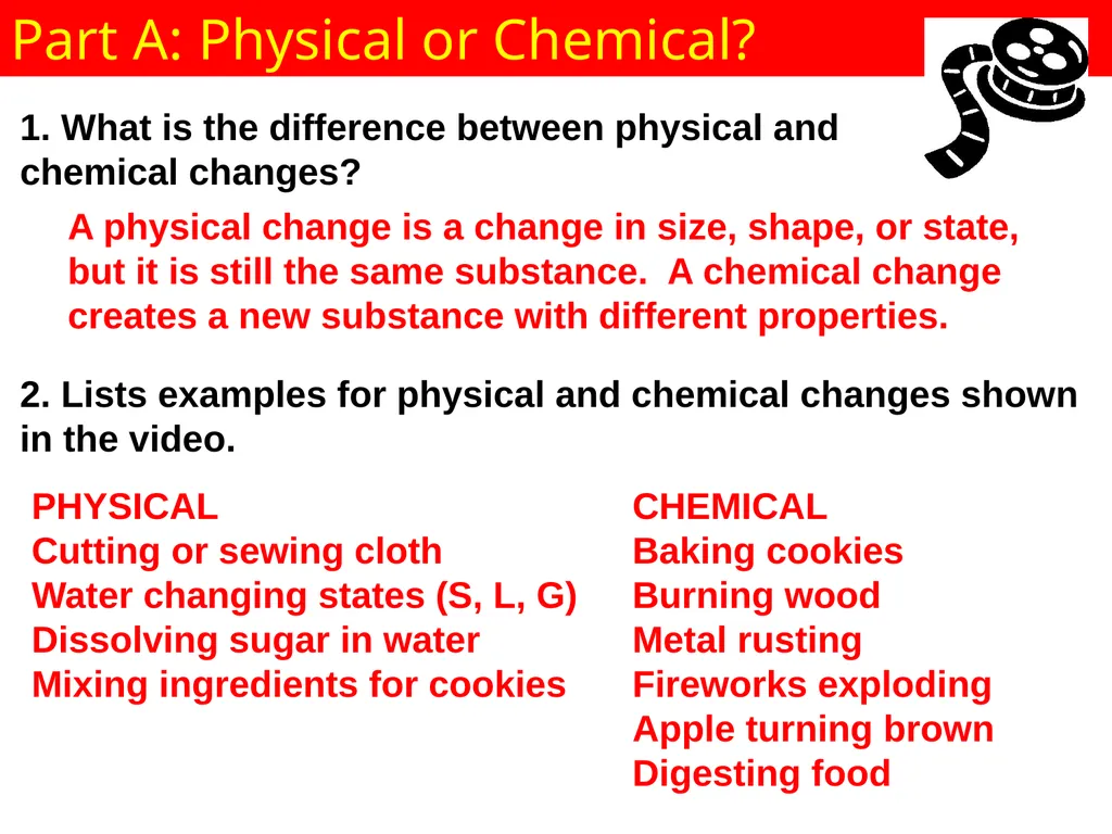 Time to Change Physical & Chemical Changes - slide 2 of 12