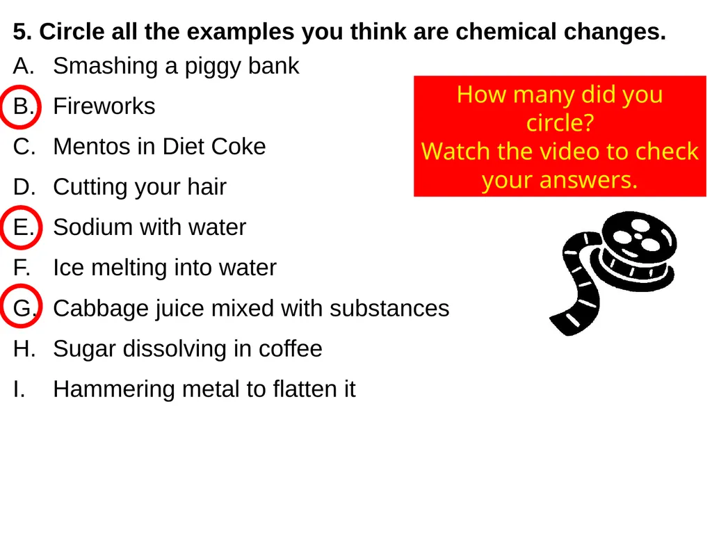 Time to Change Physical & Chemical Changes - slide 4 of 12