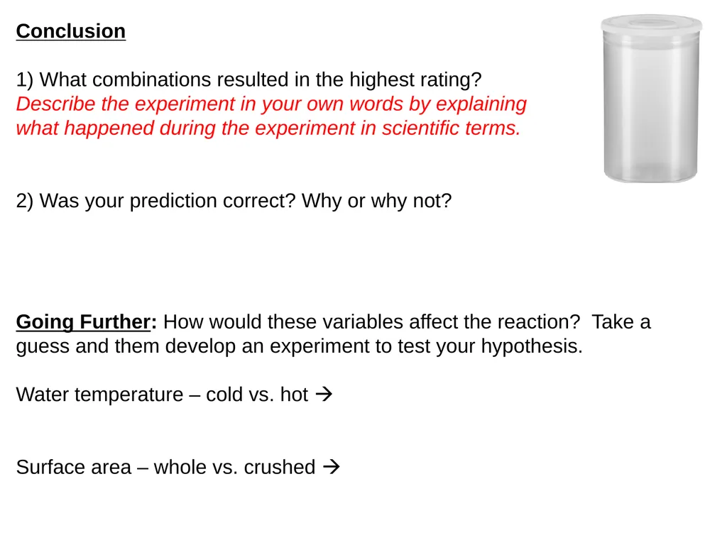 Time to Change Physical & Chemical Changes - slide 11 of 12