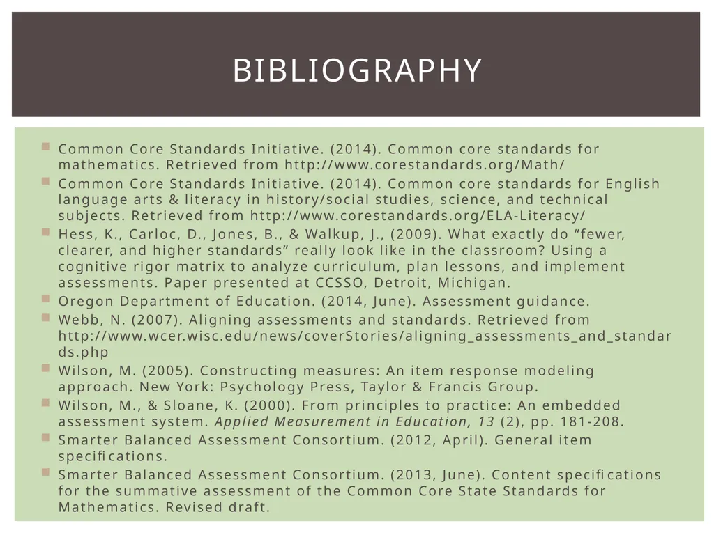 Introduction Math Selected Themes Assessment - slide 14 of 15