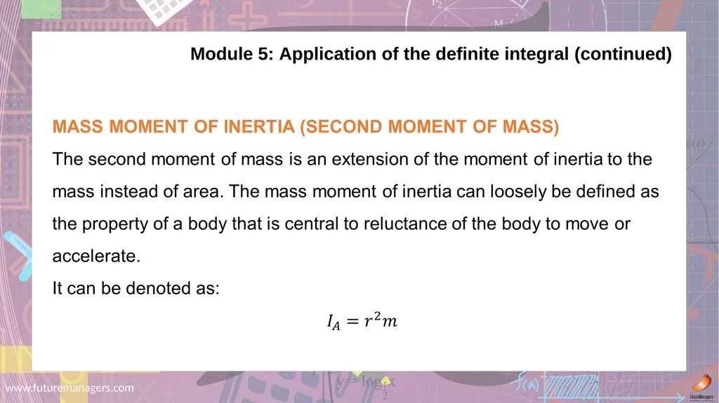 Mathematics N5 www.futuremanagers.com Module 1: - slide 20 of 24