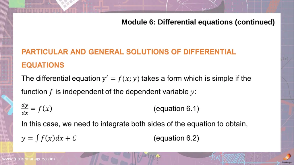 Mathematics N5 www.futuremanagers.com Module 1: - slide 22 of 24