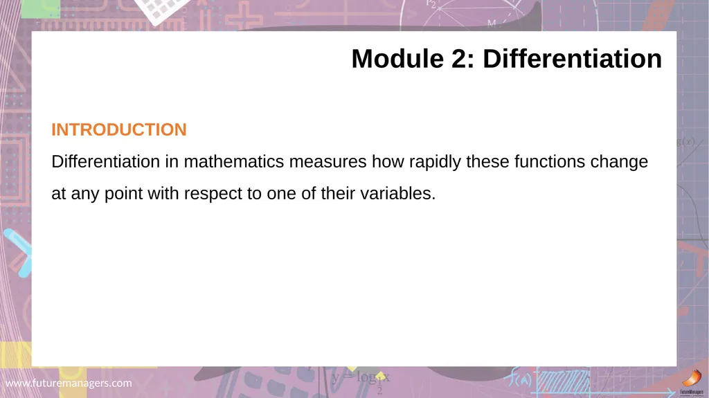 Mathematics N5 www.futuremanagers.com Module 1: - slide 5 of 24