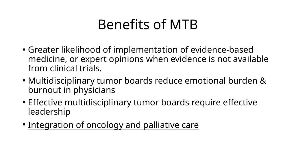 Multidisciplinary Tumor Boards (MTB) Thierry M. - slide 14 of 21