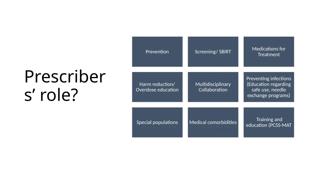 The Role of the Psychiatrist and other Medical - slide 9 of 23