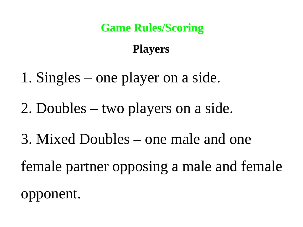 Chapter one Historical background of Tennis table - slide 80 of 118