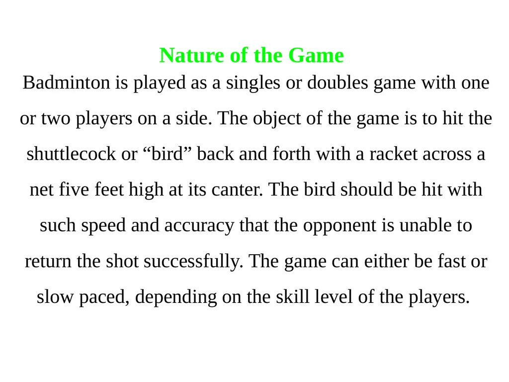 Chapter one Historical background of Tennis table - slide 77 of 118