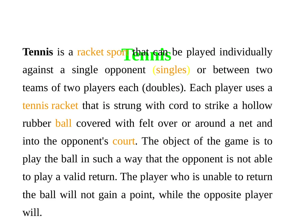 Chapter one Historical background of Tennis table - slide 5 of 118