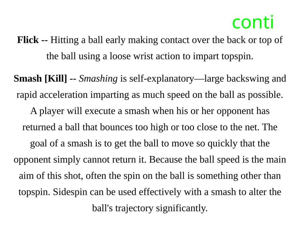 Chapter one Historical background of Tennis table - slide 106 of 118