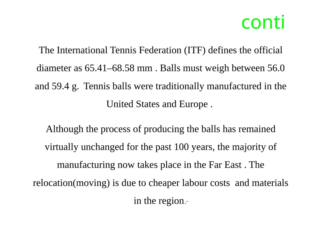 Chapter one Historical background of Tennis table - slide 26 of 118