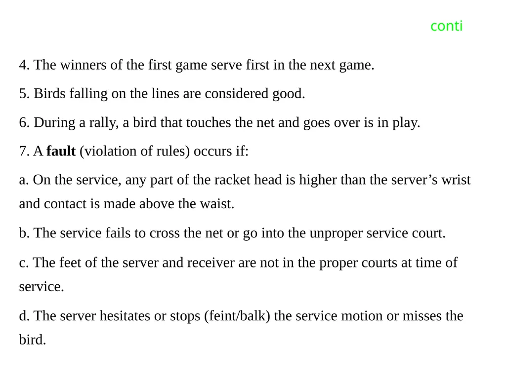 Chapter one Historical background of Tennis table - slide 85 of 118