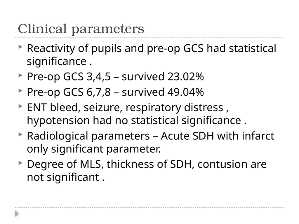 Decompressive craniectomy: Indication, technique, - slide 46 of 47