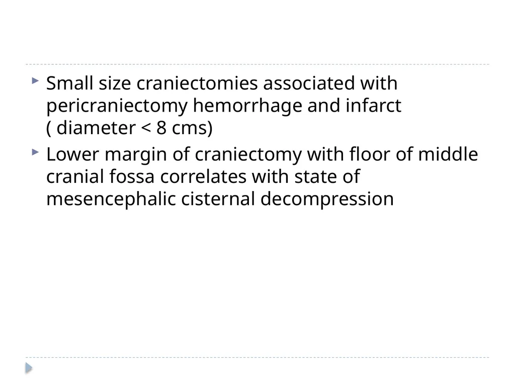 Decompressive craniectomy: Indication, technique, - slide 38 of 47