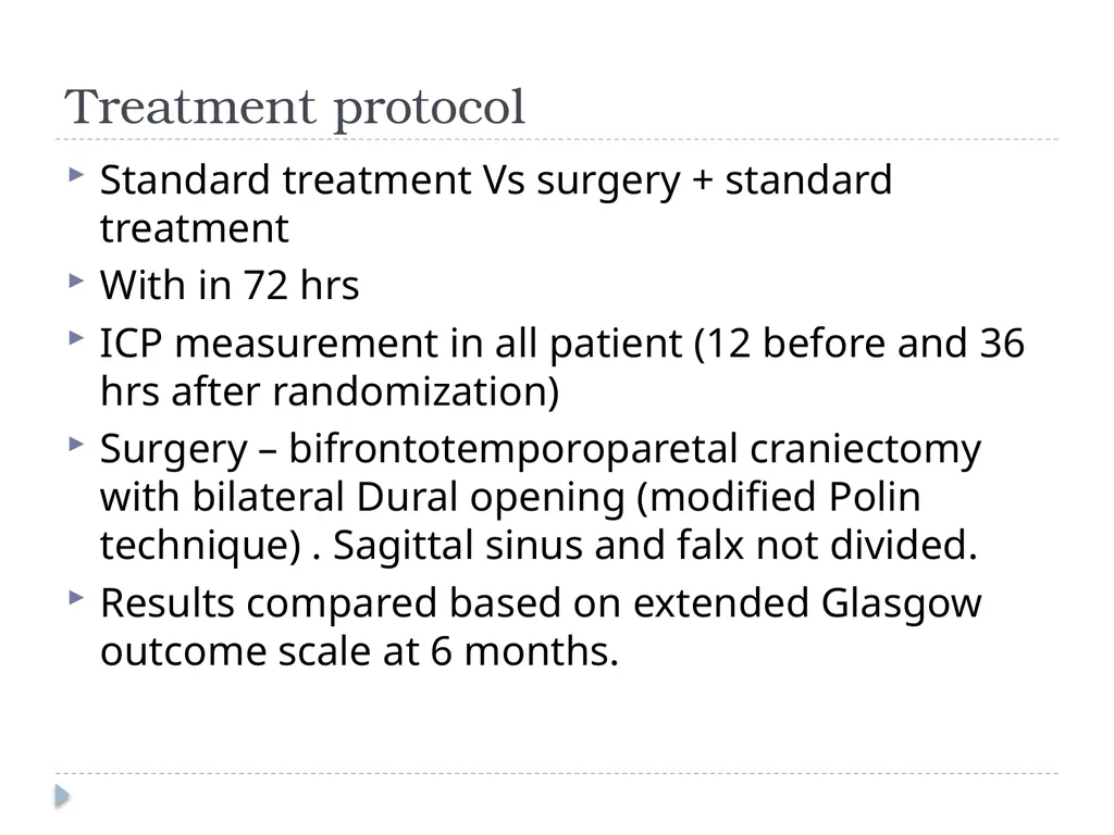 Decompressive craniectomy: Indication, technique, - slide 19 of 47
