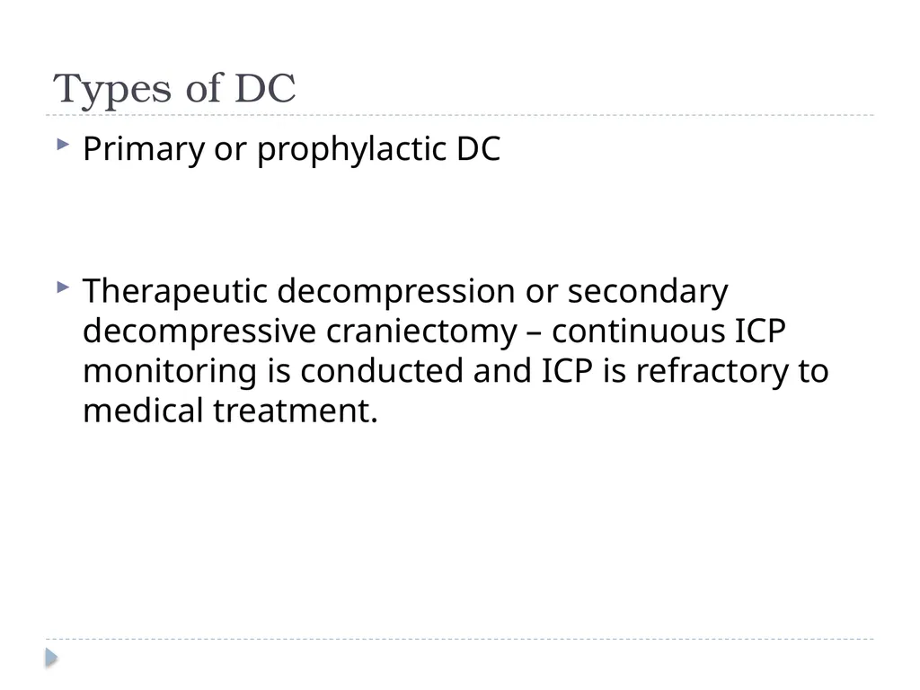 Decompressive craniectomy: Indication, technique, - slide 11 of 47