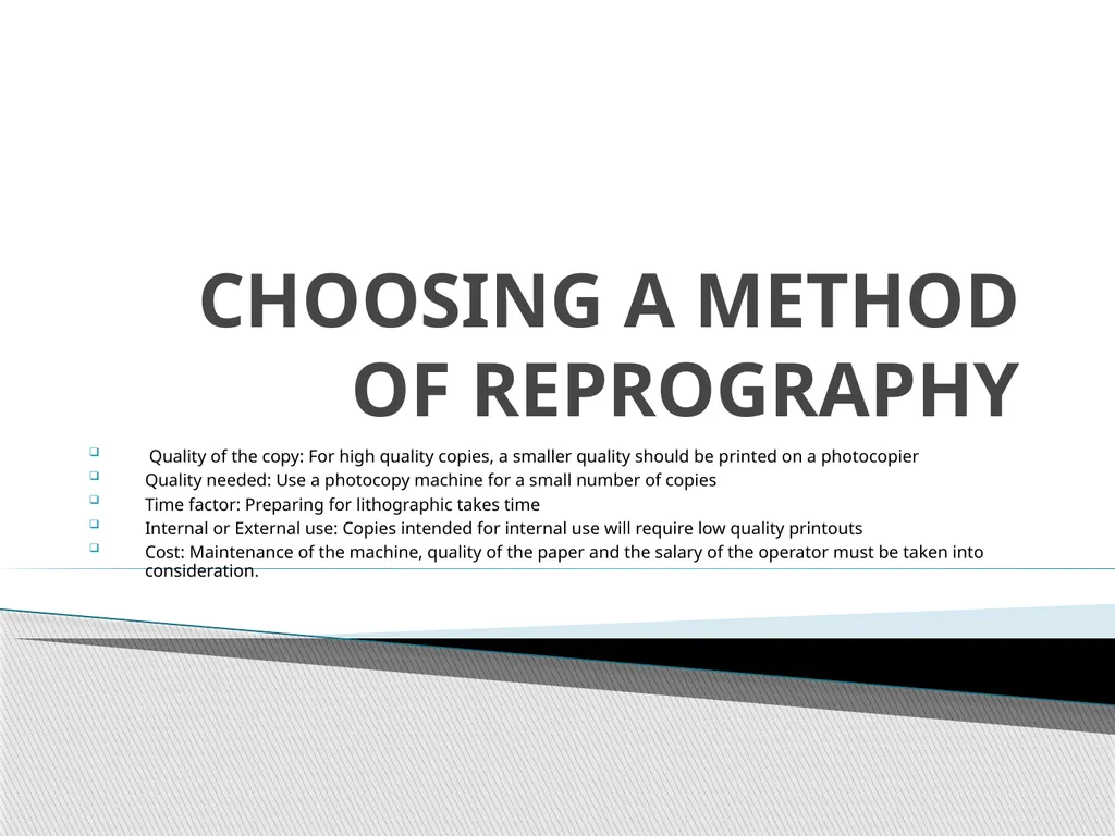 OFFICE PRACTICE N4 TOPIC 6 COPYING AND DUPLICATING - slide 4 of 6